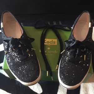 Kate Spade Glitter Tennis Shoes